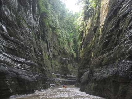 Canyon walls of Fiji's Navua River - photo by Rob McFarland