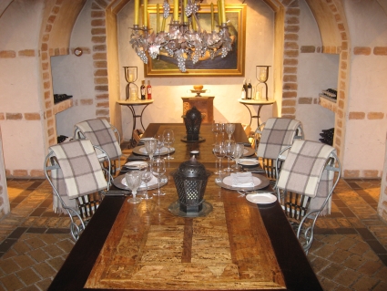 Dinner in Huka Lodge's Wine Cellar - photo by Rob McFarland