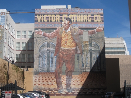 Mural in downtown LA - photo by Rob McFarland