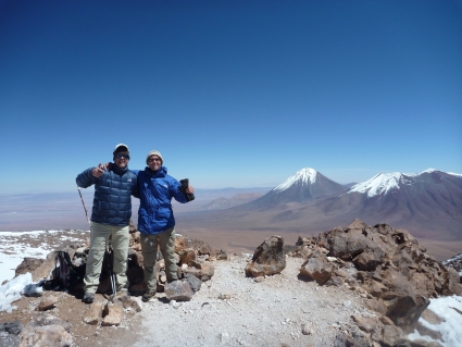 Top of Toco Volcano in Atacama desert - photo by Rob McFarland