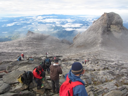 View from summit of Mt Kinabalu - photo by Rob McFarland