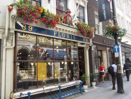 Floris perfumer in London - photo by Rob McFarland