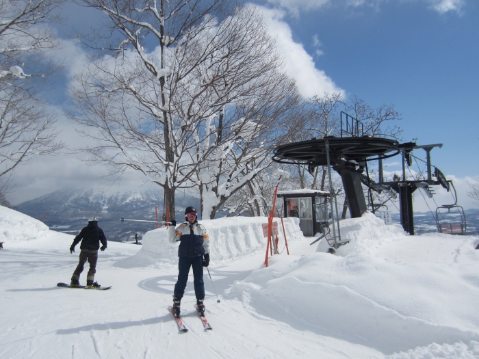 Top of a chairlift in Niseko Village - photo by Rob McFarland